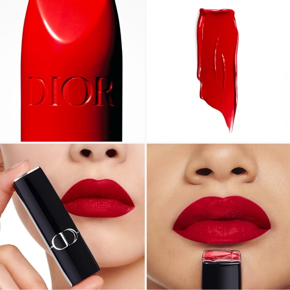 ‼️Low Start‼️Christian Dior Rouge Dior Satin Lipstick-999 Full Size. - Picture 2 of 4
